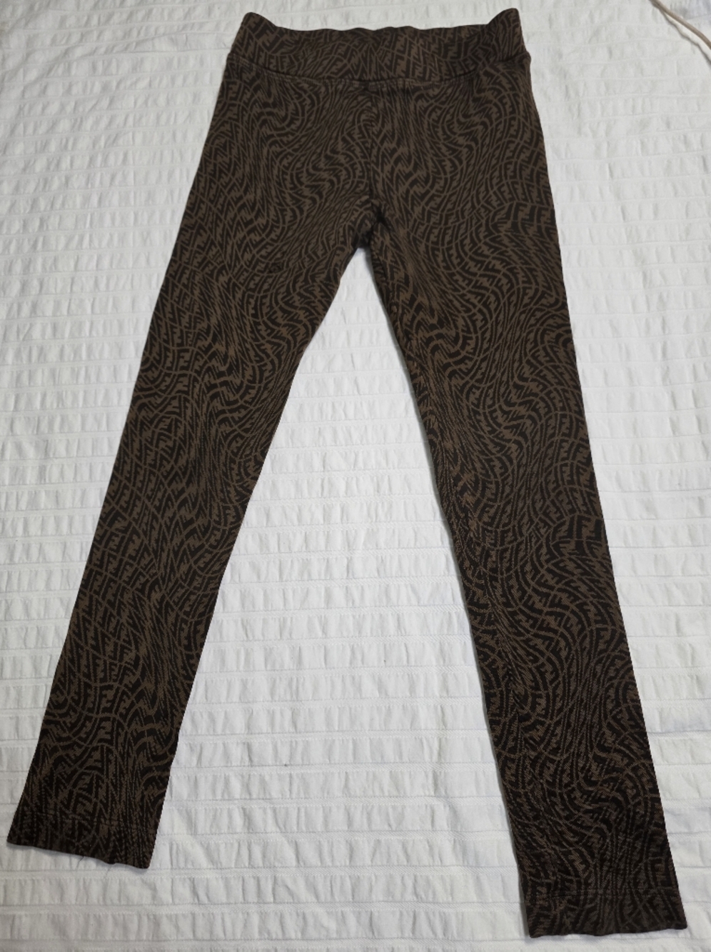 Fendi Kids Sz 8 Logo Leggin